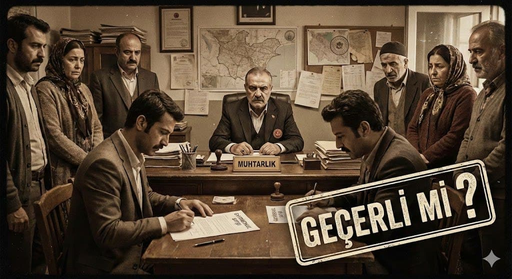 9. MUHTAR HUZURUNDA YAPILAN GAYRİMENKUL SATIŞI GEÇERLİ MİDİR?