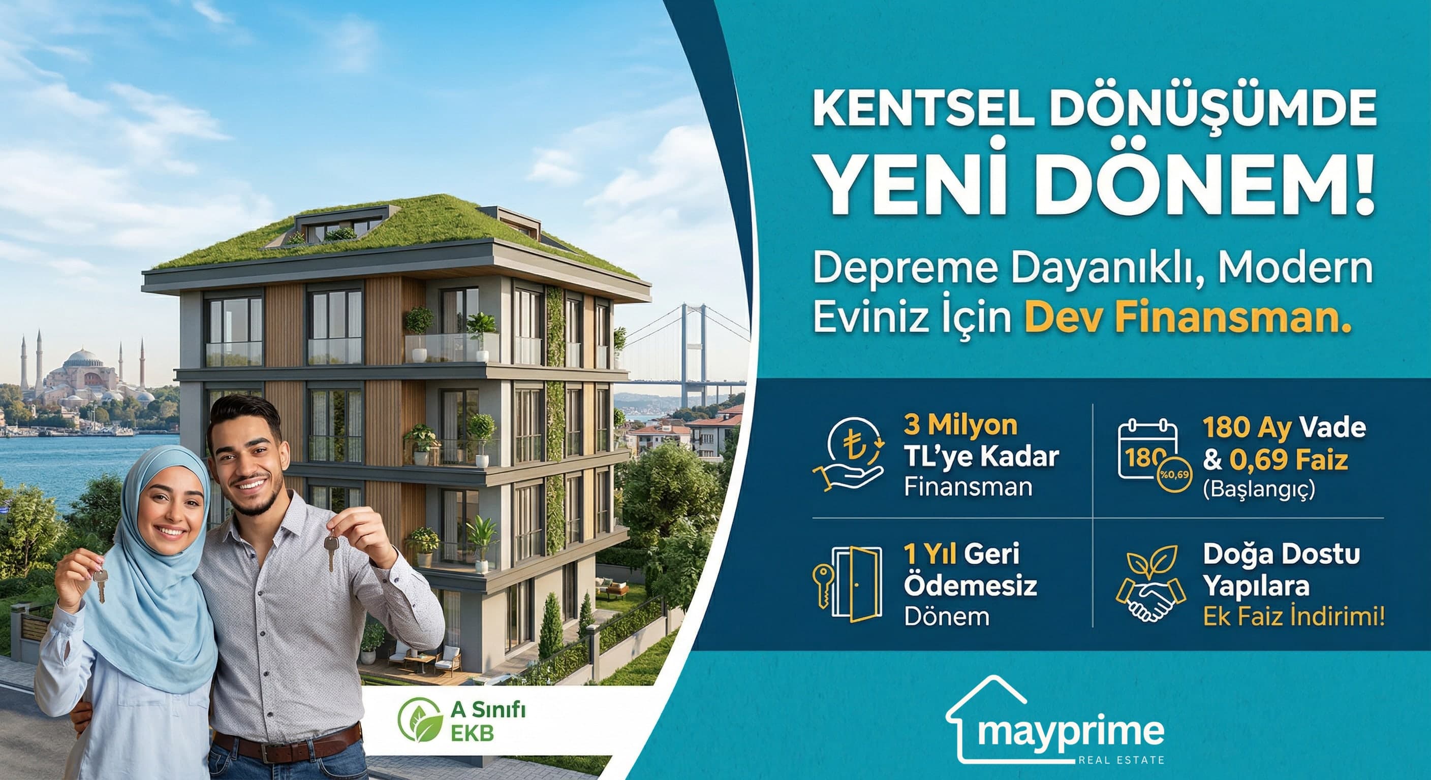 Dünya Bankası Finansmanlı 0,69 Faizli ve 180 Ay Vadeli Kentsel Dönüşüm Kredisi Başladı!